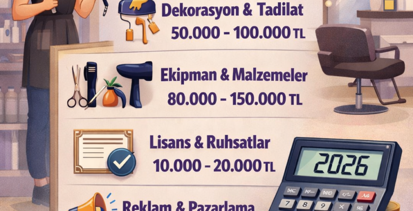 Kuaför Açma Maliyeti 2026 için Ne Kadar?