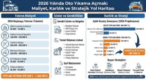 Oto Yıkama Açmak 2026 Maliyeti, İzinler ve Karlılık